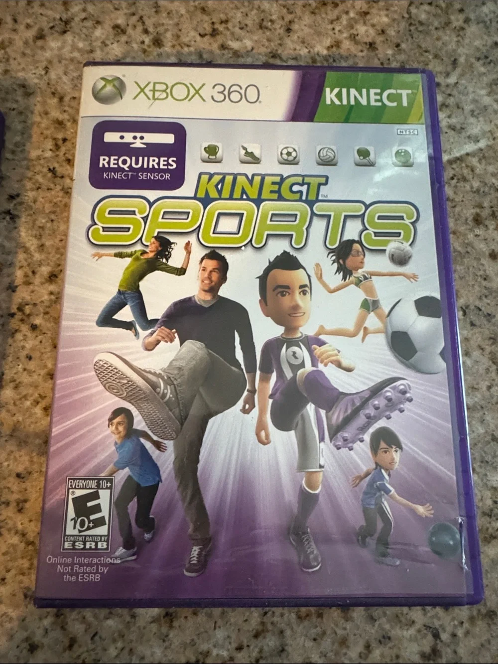 360 Black Kinect Sensor with Kinect Sports, Dance Central & Kinect Adventures